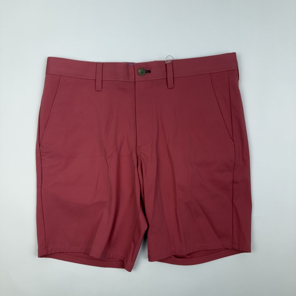 New Mens Johnnie-O Jupiters Stretch Cotton Red Performance Shorts Size 30 NWT